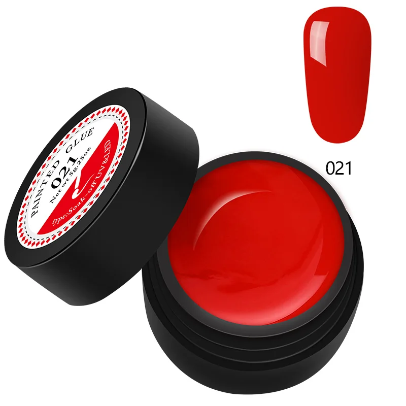 Red Gel 021 Modelones меняющий цвет термо светодиодный Гель-лак для дизайна ногтей термальный УФ-Гель-лак для нейл-арта Хамелеон Гибридный СВЕТОДИОДНЫЙ Гель-лак с эмалью - Цвет: Red Gel 021