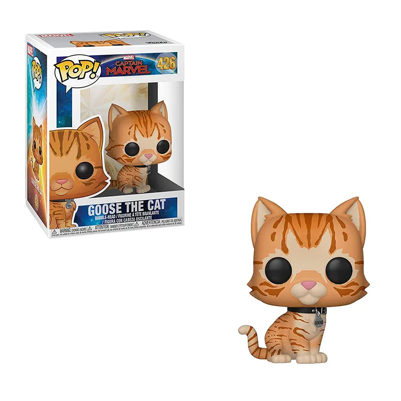 Funko поп капитан Марвел Гусь Кот #426 виниловая экшн фигурка куклы игрушки|Игровые