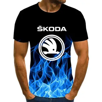 

2020 men's summer Skoda t-shirt men's high quality xxs-6xl men's and women's cotton T-shirt short sleeve casual top printed T-sh