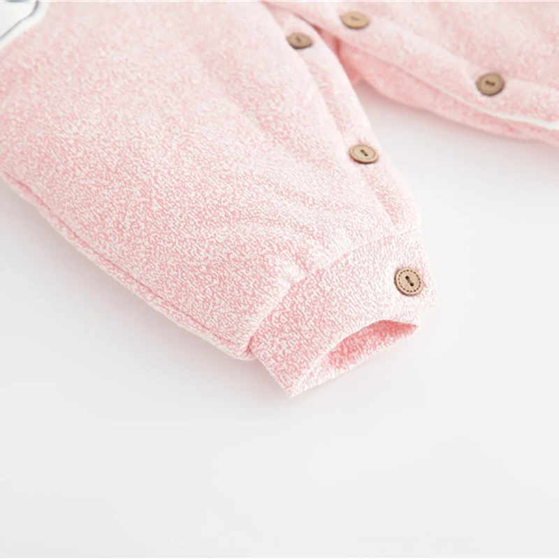 Детские комбинезоны для мальчиков и девочек; комбинезоны с длинными рукавами; коллекция года; зимний утепленный комбинезон для новорожденных с героями мультфильмов; одежда для малышей