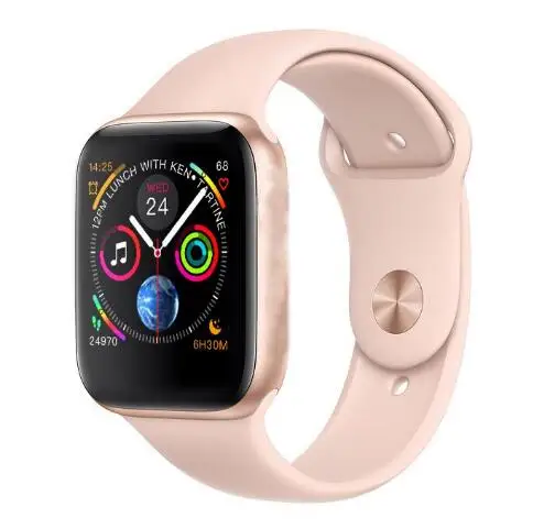 rose gold Relogio inteligente часы smartwatch iwo 8 Series 4 спортивный Bluetooth браслет фитнес-трекер для Apple iOS iPhone Android xiaomi - Цвет: rose gold