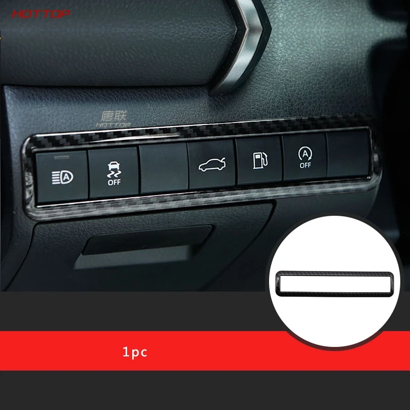 Крышка ручки рулевого колеса для Toyota Camry внутренняя Текстура углерода покрытие автомобиля SUV Стайлинг украшение B модель - Название цвета: Carbon fiber 1pc