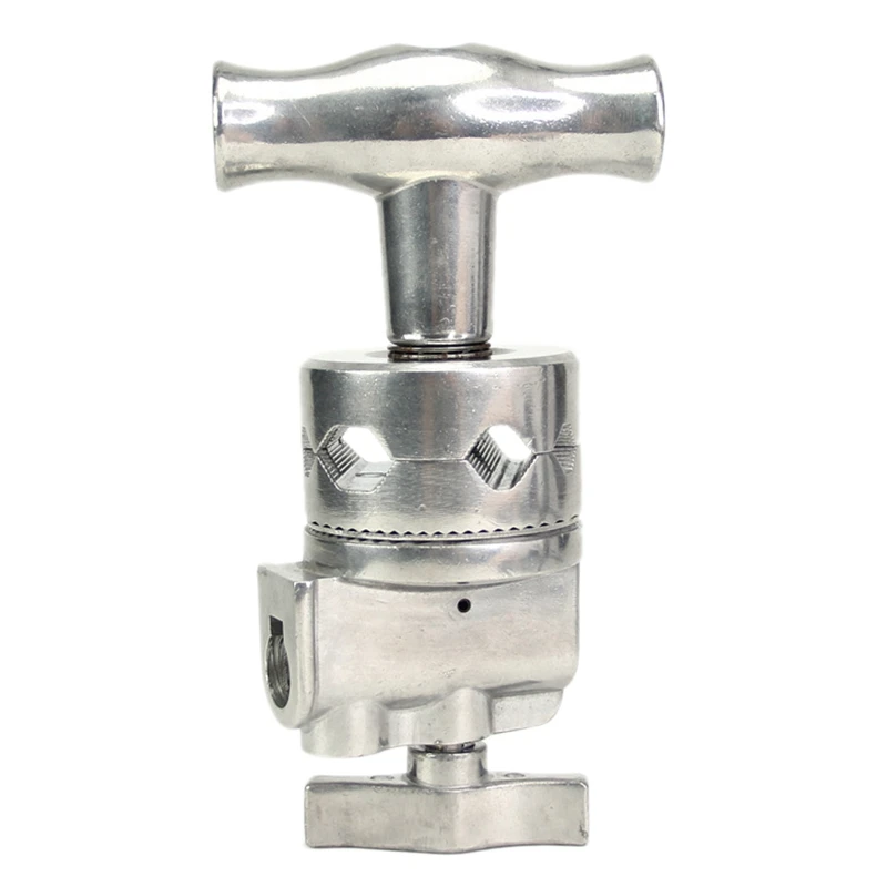 

BESTMulti Functional Metal Heavy Duty Grip Head C-Type Photography Magic Head Turntable Mounting Adapter for Light Stand