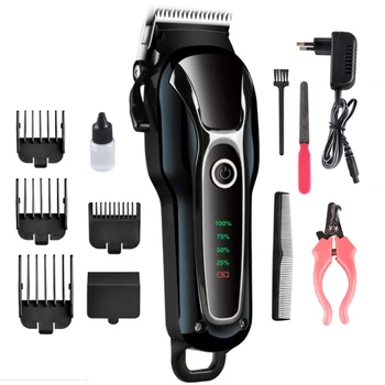 

Hair Clipper Animal Haircut Machine Stainless Steel Ceramics Titanium Blade Animals Grooming Machine Cut Pets Dog Clipper Blades