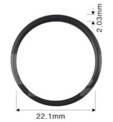 Orings топливного инжектора, 22,1x2,03 мм, 500 шт, 2033, уплотнительные кольца, ремонтные комплекты - Цвет: Черный