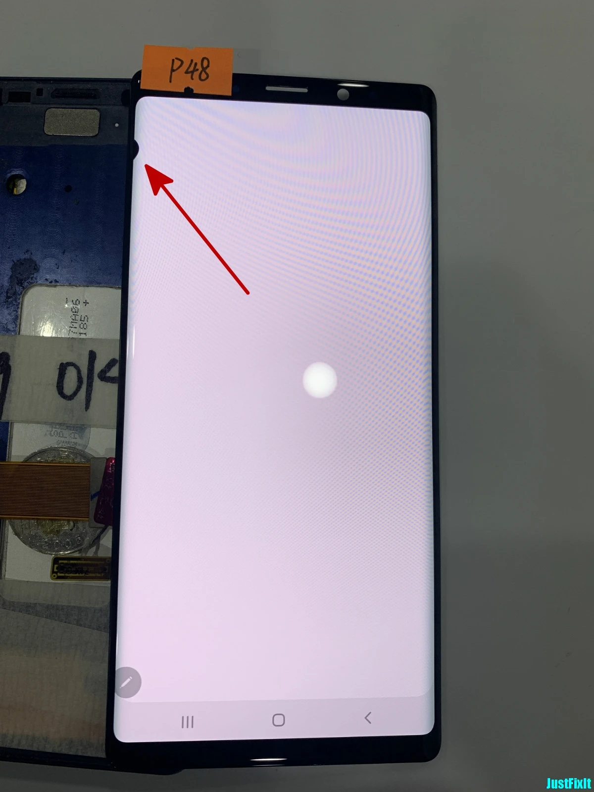 P48 Для samsung Galaxy Note 9 ЖК-дисплей кодирующий преобразователь сенсорного экрана в сборе N960 N960F N960D N960DS ЖК-дисплей с дефектом - Цвет: P48