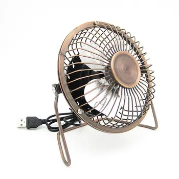 

Portable 4-Inch USB Cooling Fan Small 4 Blades Desk USB Cooler Super Mute Silent Mini Car USB Fan For PC / Laptop / Notebook
