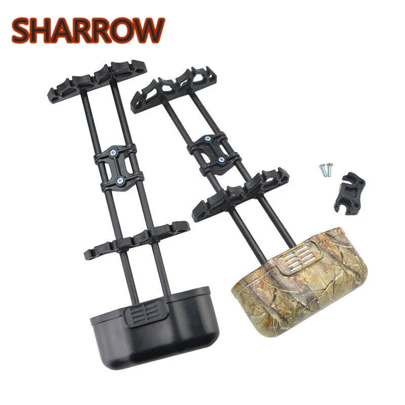 

1Pc 5 Spot Archery Arrow Quiver Holder Case Compound Bow Quick Release Lock Mounting For Outdoor Hunting Shooting Accessories