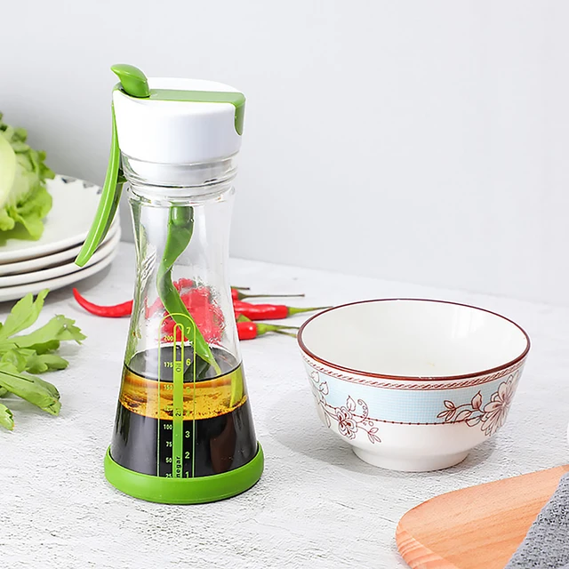 Leak-proof Salad Dressing Shaker With Glass Jar And Lid - Perfect For  Seasoning, Soy Sauce, Vinegar, And Oil - Kitchen Essential - Temu