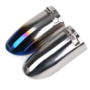 

1pcs car Rear Exhaust Muffler Tail Tips Pipe Outlet Stainless Steel Chrome Exhaust Muffler Tips for Toyota corolla 2009-2019
