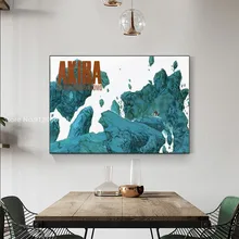 Japanese Anim Akira Kaneda Interior Posters Locomotive Bedroom Living Room Decoration Paintings Creative Picture Wall Art HD