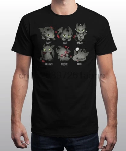 

Today Toothless Feels How To Train Your Dragon Shirt Size S To Cartoon T Shirt Men Unisex New Fashion Tshirt Loose Size Top Ajax