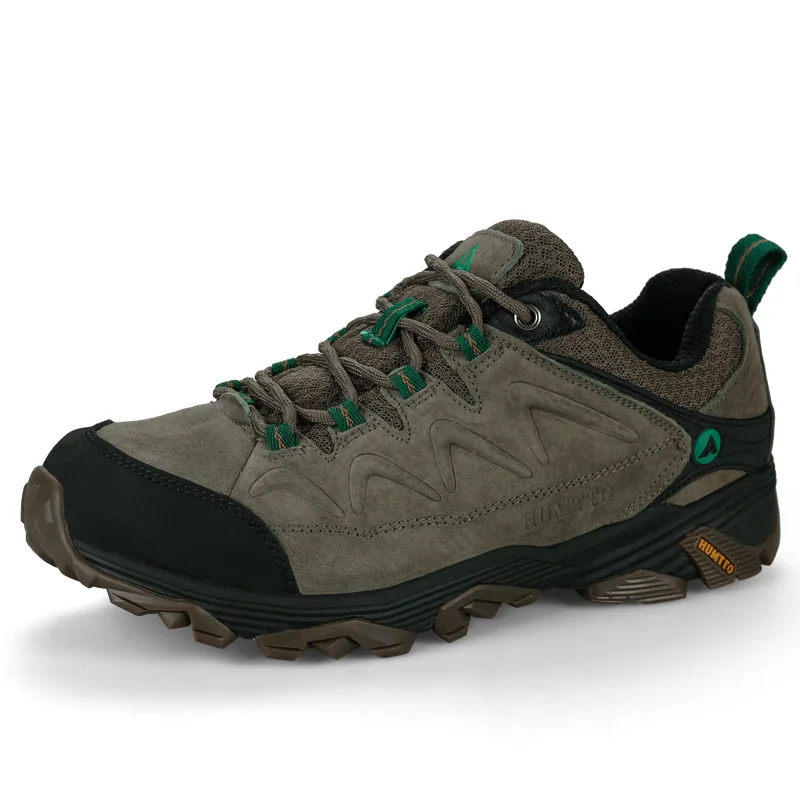 Новое поступление, треккинговые ботинки Lightwei, зимние походные ботинки из натуральной кожи на шнуровке, мужские кроссовки для альпинизма, мужские кроссовки для прогулок - Цвет: Khaki
