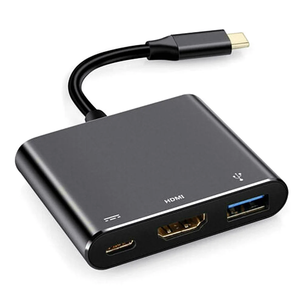 Тип-C адаптер HDMI/DVI-совместимый для подключения к usb-адаптеру USB C конвертер с 3