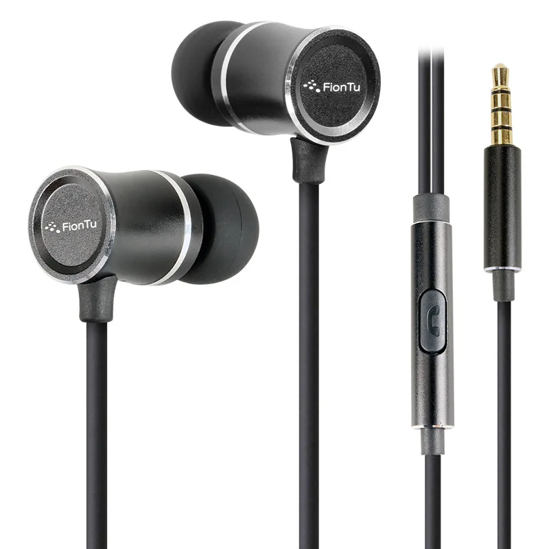 

Fiontu/Square FT-G20IS In-ear Headphones Bass Music Call with Wheat Earplug HiFi Universal