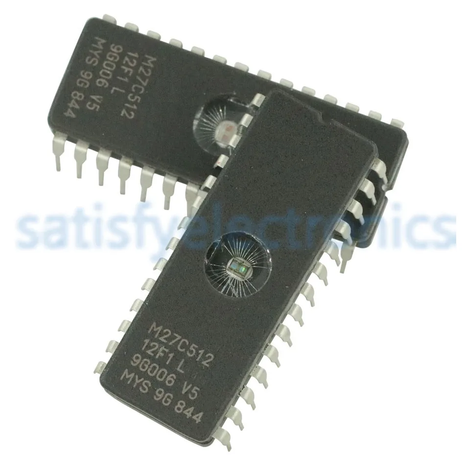 

2PCS M27C512-10F1 M27C512-12F1 27C512 DIP-28 EPROM IC CHIPS Drive IC NEW