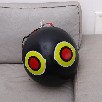 

Precise Balloon Bird Repellent Unique Scary Eyes Balloons Effective Pest Repellent Tool with Reflective Stickers (White)