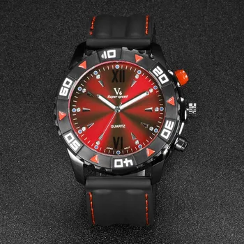

Fitness Bracelet Men Watch Silicone Watchbands Luxury Diamond Scale Luminous Measuring Time Sport Quartz Wristwatches Male Clock