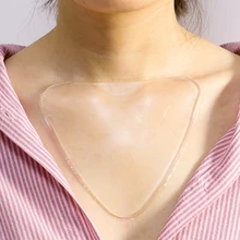 Мода Многоразовые против морщин лечение груди коврик силиконовый без хирургии прозрачный удаление патч уход за кожей удаление морщин