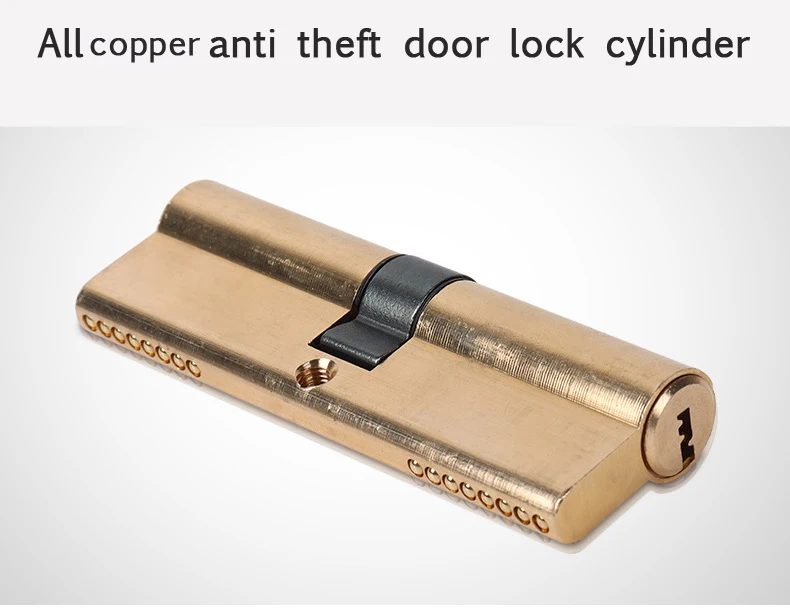 Description Picture 3 of itemDoor Lock Cylinder  Anti-Theft Household AB Safety High Security Double Side Opening of All Copper Cylinder For Furniture