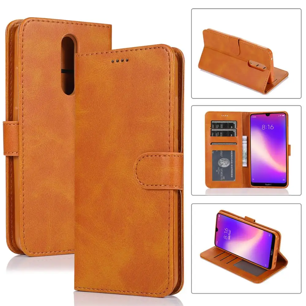Роскошный кожаный флип-чехол для Xiaomi Redmi 8 Xiaomi Redmi 8A, мягкий силиконовый чехол, держатель для карт, кошелек, чехол, ремешок, чехол, Fundas