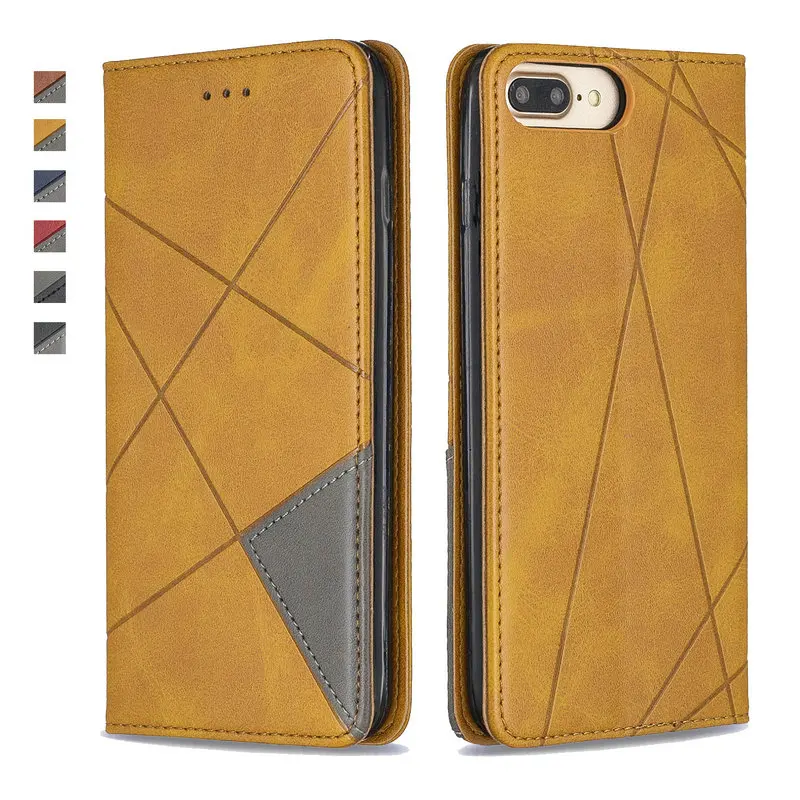 

Luxury Business Flip for iPhone 7Plus Case iPhone 6s Plus Case PU Leather Wallet for iPhone 8 7 6 6S Cover iPhone6 6 s 6+ 7+ 8+