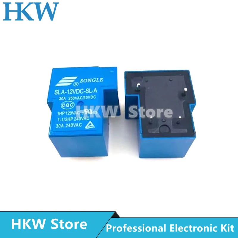 5pcs rele 5 pinos sla 05vdc sl a sla 12vdc sl a sla 24vdc sl a 01