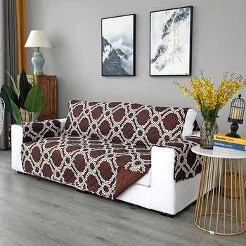 

Quilted Anti-wear Sofa Covers for Dogs Pets Kids Anti-Slip Couch Recliner Slipcovers Armchair Furniture Protector 1/2/3 Seater