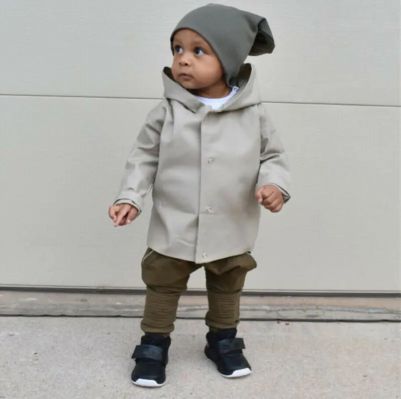 CANIS для новорожденных, для маленьких мальчиков, кофта с изображением Демисезонный ветровка верхняя одежда с капюшоном куртка, пальто, одежда