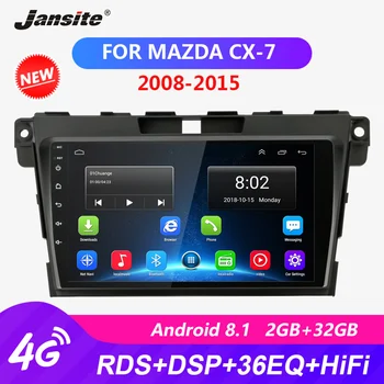 

Jansite RDS 9" Android Car Radio For Mazda CX7 2008-2015 DSP Touch screen player HIFI function 2G+32G ROM coche video with frame