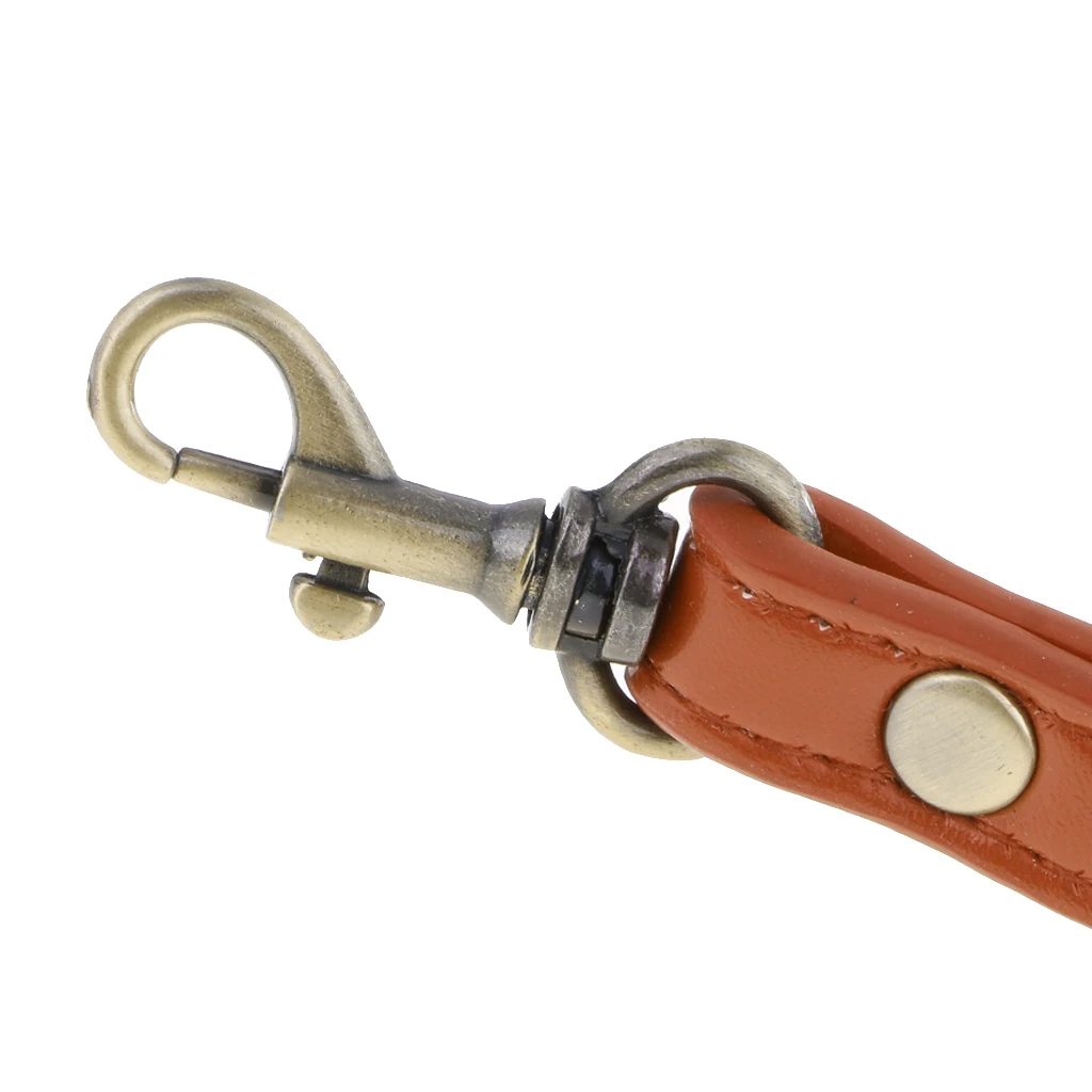 123cm Quality Leather Shoulder Bag Strap Fashion Accessories DIY Cross Body Adjustable Belt Bag New Brown Bag Strap Replacement