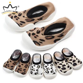 

New Leopard Newborn Toddler Shoes First Walkers Soft Cotton Breathable Baby Shoes Boy Girl Casual shoes