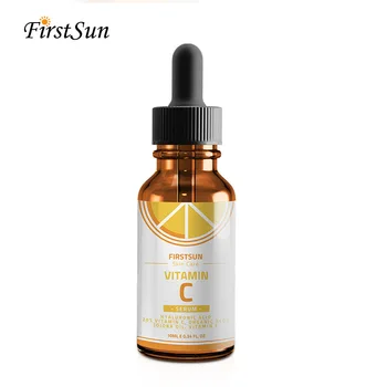 

100% Pure Vitamin C Serum Liquid Freckle Removal Acne Scars Hyaluronic Acid Anti-wrinkle Vc Face Serum Fade Dark Spot TSLM1