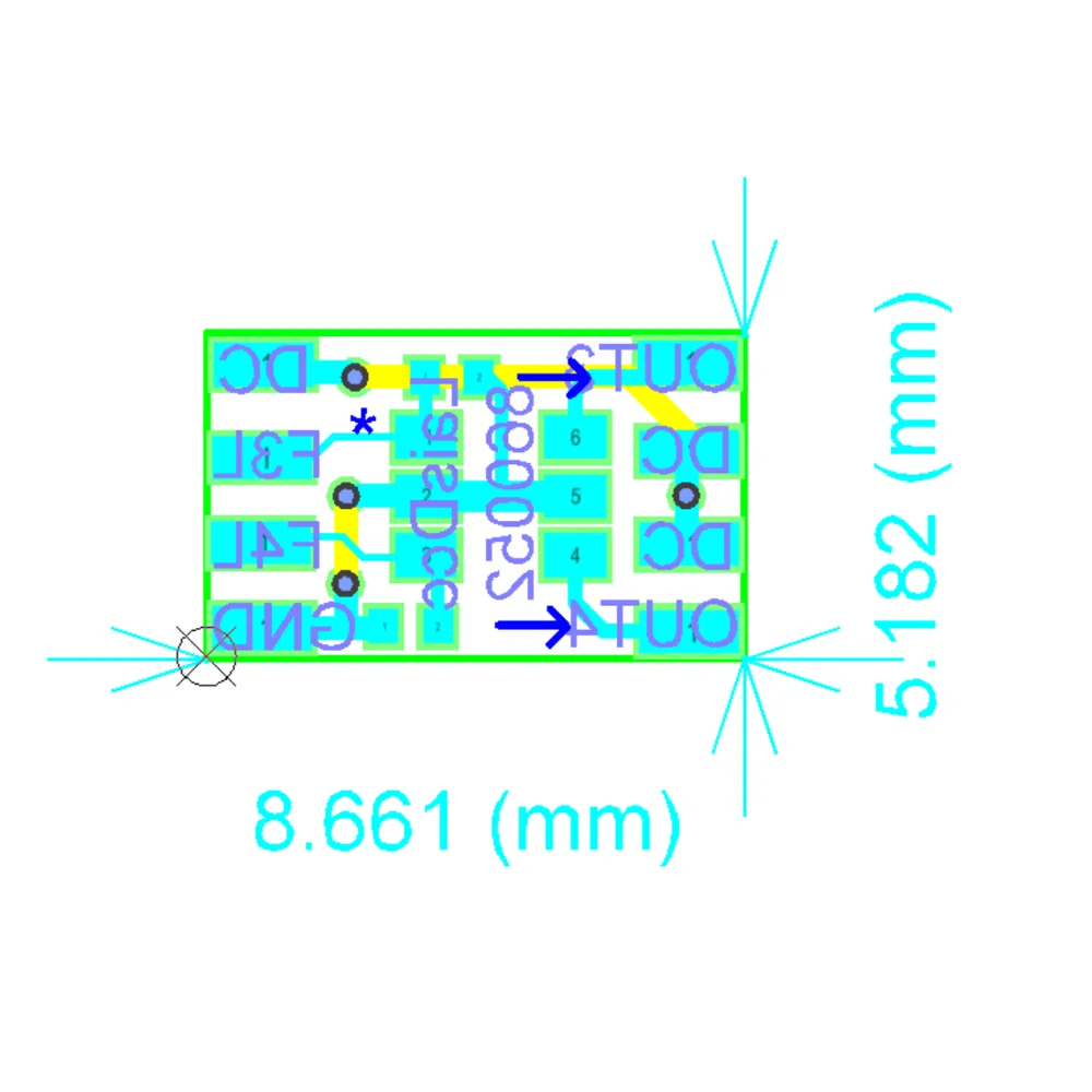Adapter Board Converter Mobile Loco Decoder Aux 3-4 Logic Level Function Amplifier Board for 21MTC Decoders/LaisDcc
