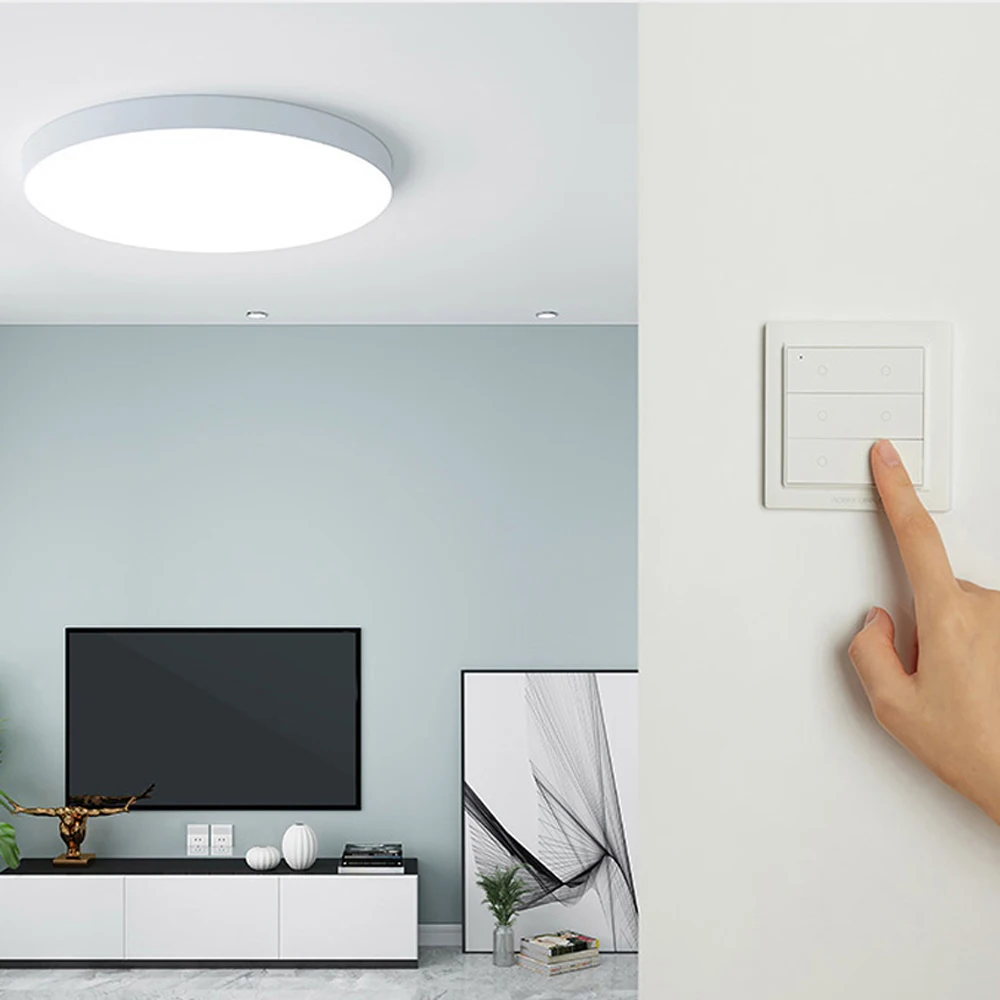 Умный переключатель Xiaomi Aqara oppple Zigbee, светильник, умное управление приложением, беспроводной настенный переключатель, работает с приложением Mijia для Apple Homekit