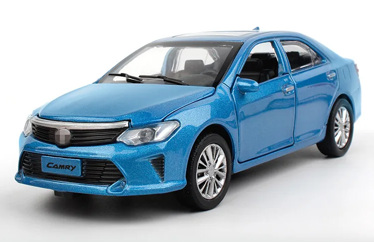 Toyota car model Camry car model simulation car metal adult ornaments alloy creative car interior decoration - Название цвета: blue