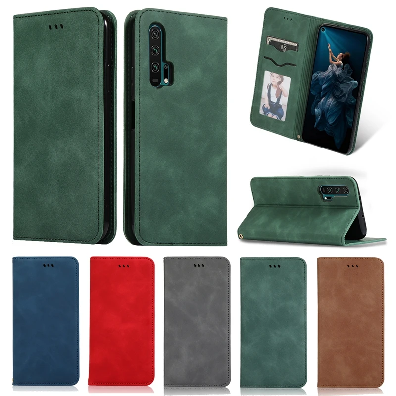 

Luxury Wallets Case For Huawei Honor 20 Pro Leather Vintage Magnetic Flip Cases For Huawei Honor 20 Phone Cover Card Book Fundas