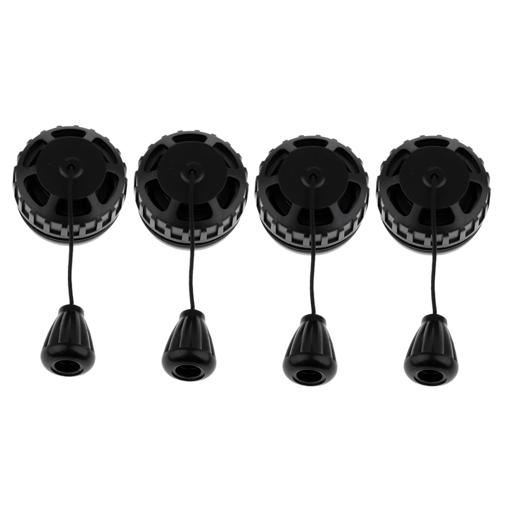 4pcs 2inch Universal Scuba Diving Dump Valve/Over Pressure Relief Valve ABS Body, Rubber Gasket, Corrosion Resistant