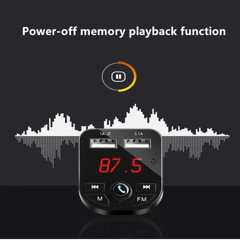 12 В 24 в fm передатчик bluetooth автомобильный комплект MP3-плеер декодер 407 Автомобильный плеер Автомобильный аудиоприемник телефон быстрое зарядное устройство
