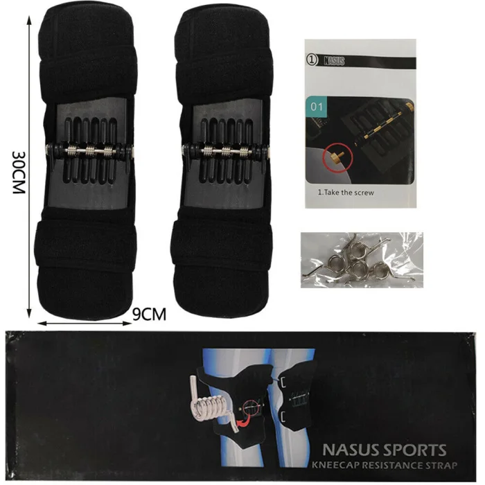 Knee Protection Booster Power Lift Support Knee Brace Powerful Rebound Pads ZJ55