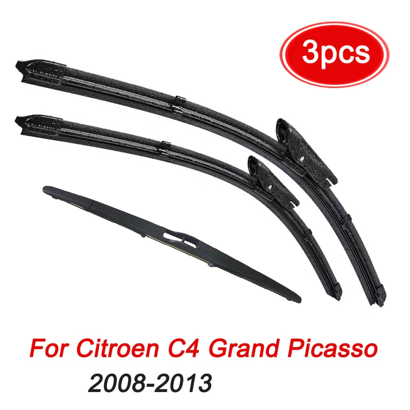 Midoon Wiper Front Rear Wiper Blades For Citroen C4 Grand Picasso / C4