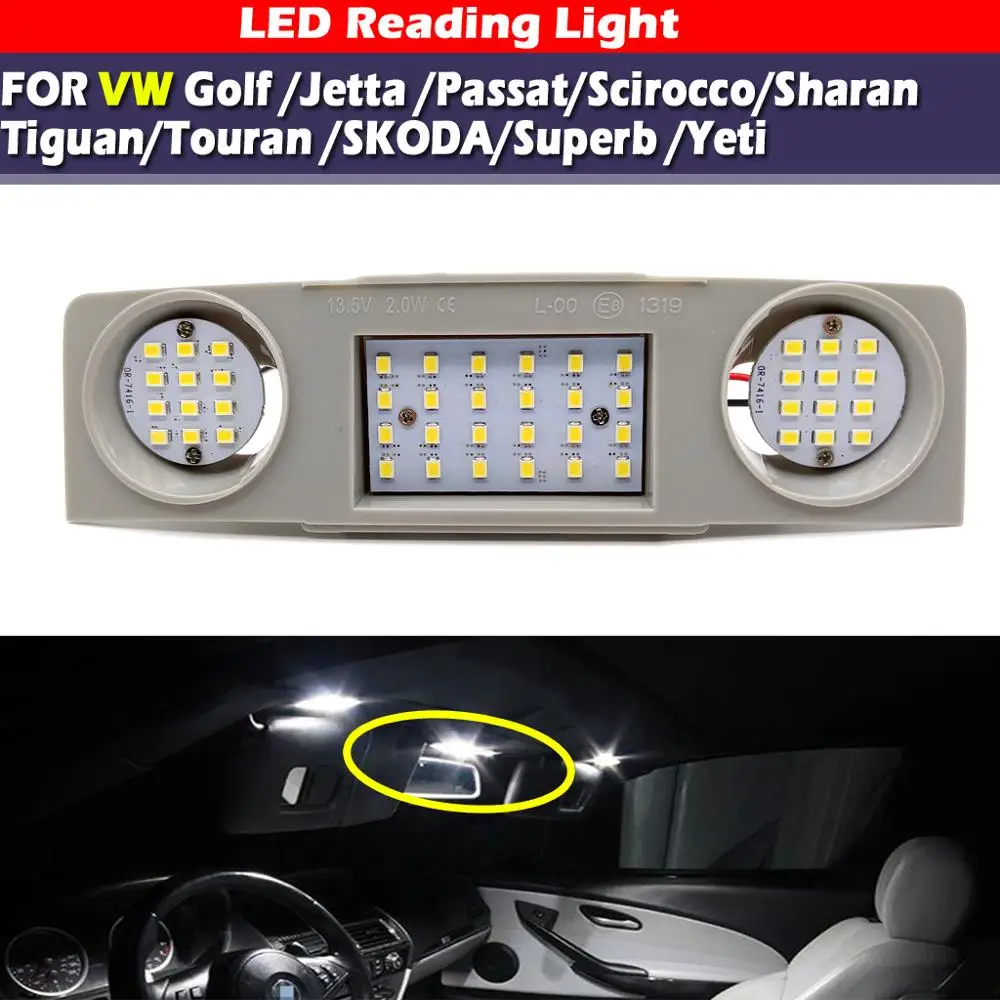 Светодиодный передний и задний фонасветильник на крышу для VW Golf Passat Jetta Seat