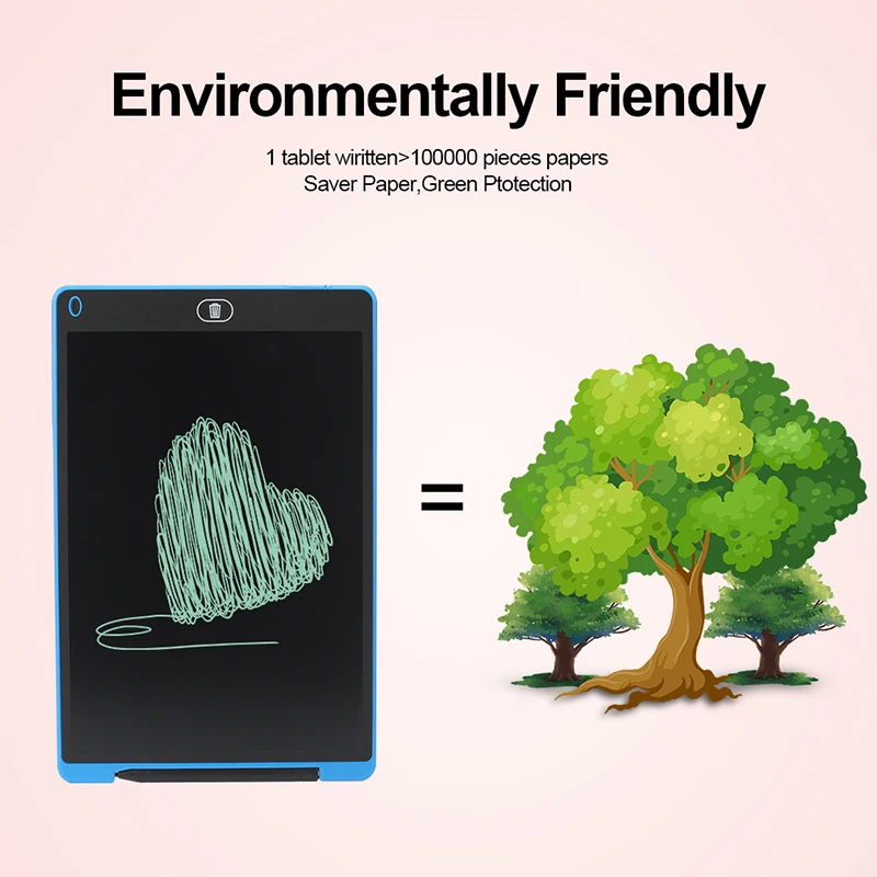 LCD Writing Tablet Electronic Graphic Tablet For Drawing 12" 8." Art light Drawing Board Digital Tablet to Drawing Pad