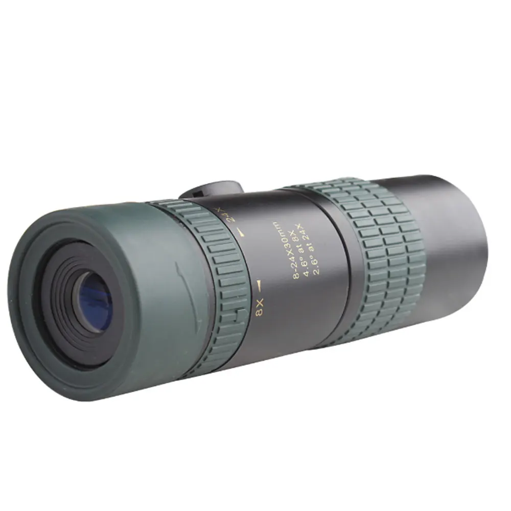 Профессиональный телескоп мощный Монокуляр ночного видения 8-24X30 зум оптический spyglass монокль для снайперской охоты зрительные прицелы