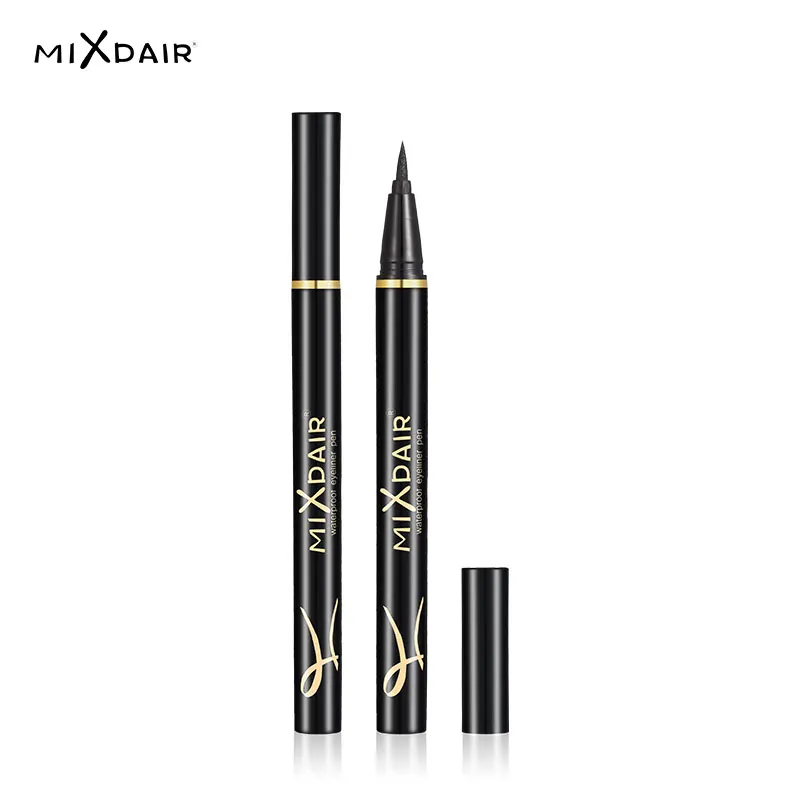 MIXDAIR Black Eyeliner Pencil Waterproof Long-lasting Liquid Eye Liner Pen Smudge-Proof Eyes Make Up Tool Maquiagem Profissional