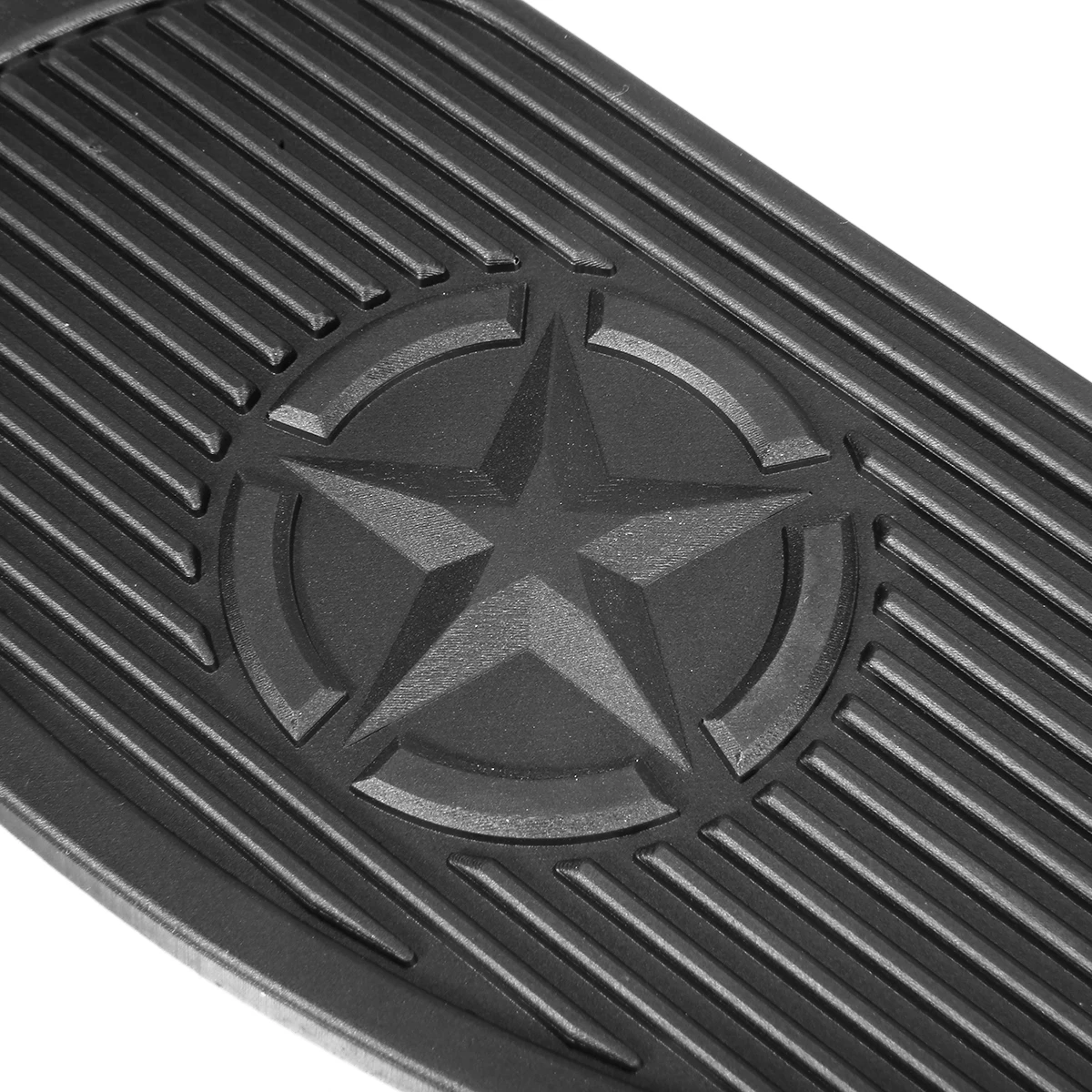 Mayitr Black Slim Motorcycle Rubber Vintage Fule Tank Knee Pad Side Panel Traction Pads Sticker For Honda Cafe Racer Classic