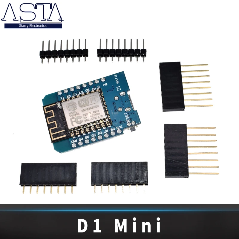 

10pcs D1 mini - Mini NodeMcu 4M bytes Lua WIFI Internet of Things development board based ESP8266 WeMos