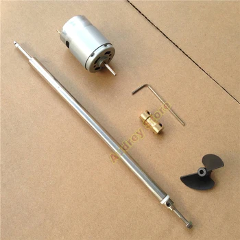 

Mabuchi 380 high speed high torque model motor With Stainless steel shaft propeller copper connector For DIY remote control ship