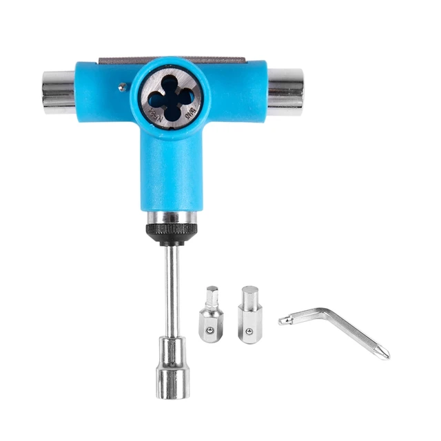 US $12.38 Skateboard Tool Die Sleeve Buckle Portable Into Roller Skate Skateboard Adjusting Tool Multifunctio