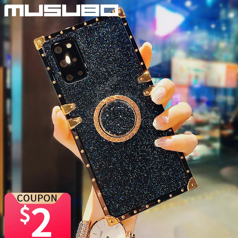 Glitter telefoncover med ring til samsung galaxy - elegant etui_voghion.com